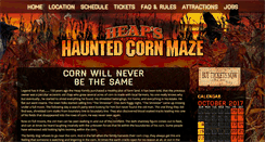Desktop Screenshot of heapshauntedcornmaze.com